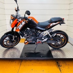 29445km  ★始動動画あり★ KTM  125デューク  JGA  小型の画像