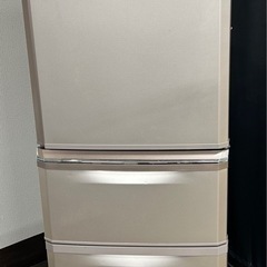 【現状品/2015年製】　三菱　3ドアノンフロン冷凍冷蔵庫