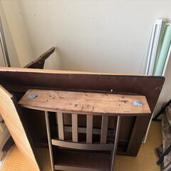 折りたたみダイニングテーブル（横120cm→90cm）お譲りしますの画像