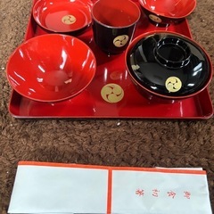 お食い初め食器　女の子の画像