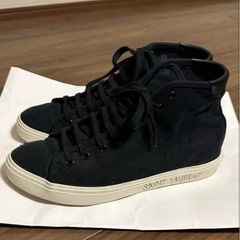 SAINT LAURENT malibu canvas snea...