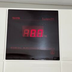 TANITA タニタ デジタルヘルスメーター System111 ホワイト 動作確認済みの画像
