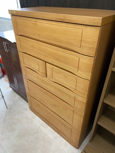 訳あり】6段チェスト 訳ありB品 チェスト 木製 6段 幅40cm 完成