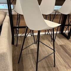 少し汚れあり・カウンターハイチェアの画像