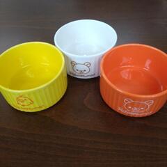 リラックマ　ココット皿と湯呑みセットの画像