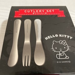新品．ハローキティ．フォーク、ナイフ