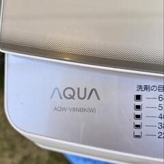 洗濯機AQUA8キロの画像