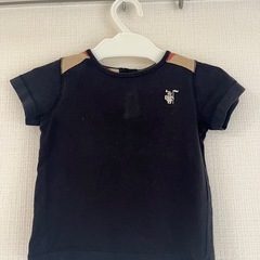 BURBERRY 子供用Tシャツ ブラック　80cm