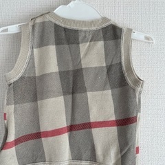 BURBERRY バーバリー ノバチェック ベスト 80cmの画像