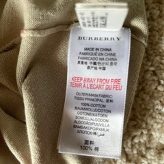 BURBERRY バーバリー ノバチェック ベスト 80cmの画像
