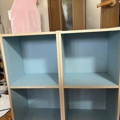 2段ボックス　2個セット　収納家具 カラーボックス　本棚　子供収...