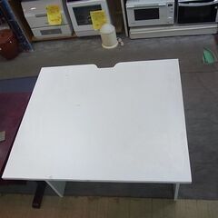 　木製　パソコンデスク　PCデスク　オフィスデスク　ワーキングデスク　平机　学習デスク　白　ホワイトの画像