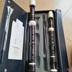 ヤマハ、アウロスリコーダー（2種類3本）の画像