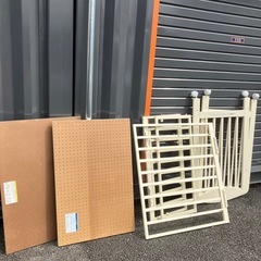 無料　ネジありませんKATJI  ベビーベッド