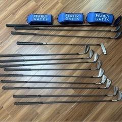 ゴルフバック、クラブセットの画像