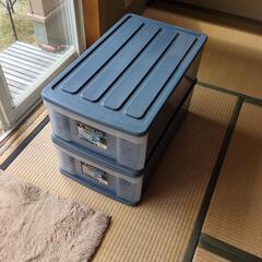 収納ケース　プラスチック製の画像