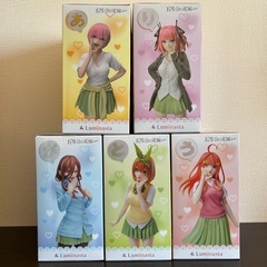 【🉐ありがとうの花最安コンプリートセット🉐】 五等分の花嫁∽ Luminasta 中野一花 中野二乃 中野三玖 中野四葉 中野五月 コンプリートフィギュアセットの画像