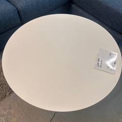 センターテーブル　ラウンド　白の画像