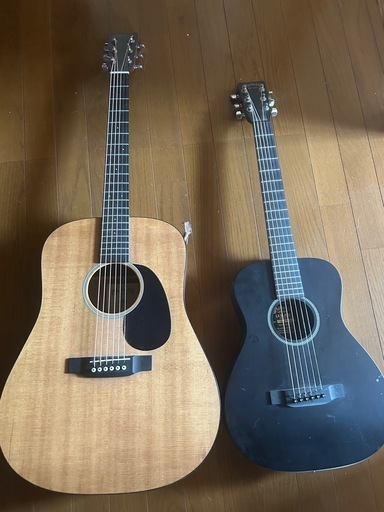 【ギター2本セット】Martin DRS2（ナチュラル）＋Martin LX BLACK（ブラック）