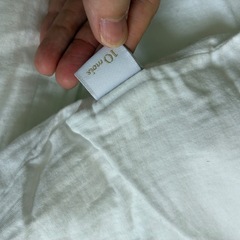 ホワイト 星柄 ベビーかけ布団、サイドガードセット 未使用品の画像