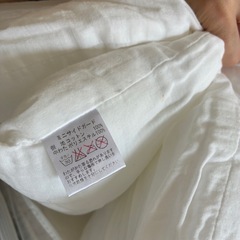 ホワイト 星柄 ベビーかけ布団、サイドガードセット 未使用品の画像