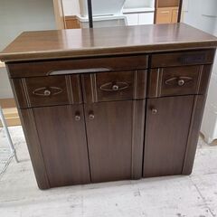 ★ジモティ割あり★ 株式会社　姫路マルニ 棚 ブラウン W87×...