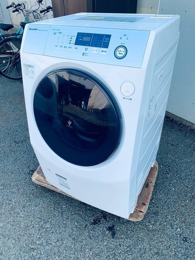 ♦️ SHARP ドラム式電気洗濯乾燥機【2020年製】ES-H10D-WL