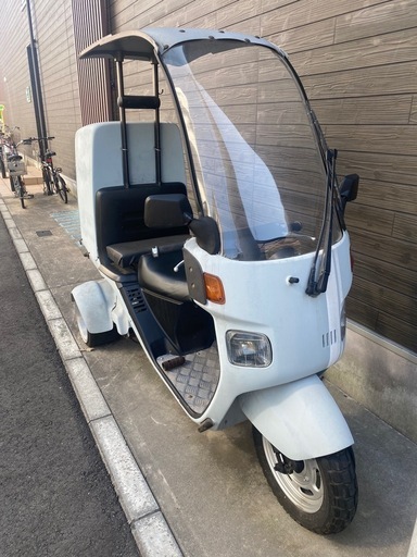 側車付軽二輪オートバイ　3人乗り