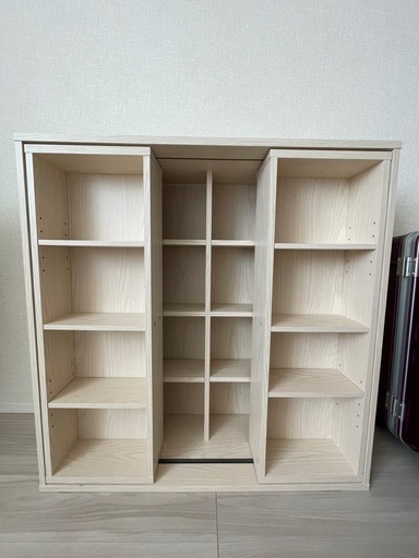 ワンピなど最旬ア！ スライド本棚 戸塚の収納家具《カラーボックス》の (きなこもち) 本棚・本収納
