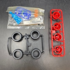 M0418703B TAMIYA エアロミニ四駆 田宮模型 タミヤ 1/32ITEM19424 ガンブラスタークスコスペシャル スーパーFMシャーシ 中古品 現状品の画像