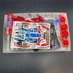 M0418703B TAMIYA エアロミニ四駆 田宮模型 タミヤ 1/32ITEM19424 ガンブラスタークスコスペシャル スーパーFMシャーシ 中古品 現状品の画像
