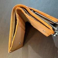 COACH 二つ折り財布 モノグラム柄　がま口　札入れ仕切りありの画像
