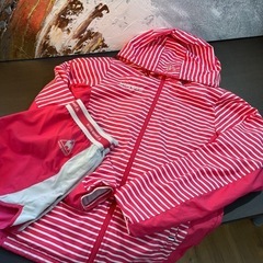 le coq sportif ピンク ストライプ レインウェア　...