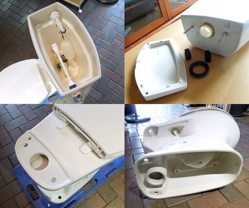② モデルハウス展示品 TOTO トイレ便器 CS370 タンク SS370BNKL #NW1 排水芯200mm 寒冷地/床排水仕様 