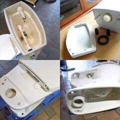 ② モデルハウス展示品 TOTO トイレ便器 CS370 タンク SS370BNKL #NW1