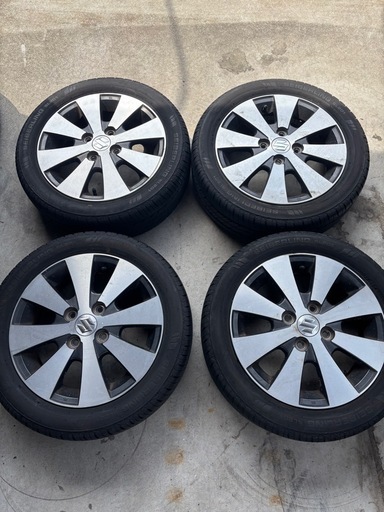 サマータイヤ　ワゴン Rスティングレー純正アルミ 165 55 R14