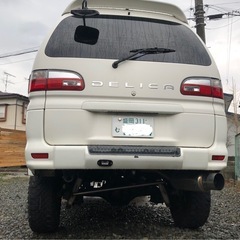 値下！平成11年　スペースギア4WD ディーゼル　リフトアップ　エンスタ　社外マフラーの画像