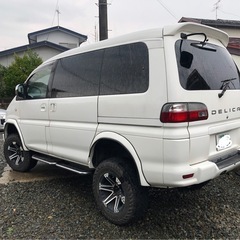 値下！平成11年　スペースギア4WD ディーゼル　リフトアップ　エンスタ　社外マフラーの画像
