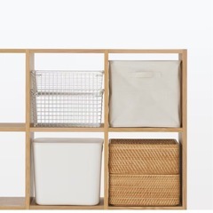 【無印良品】スタッキングチェスト・引出し・3段／オーク材突板の画像