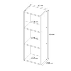 【無印良品】スタッキングチェスト・引出し・3段／オーク材突板の画像