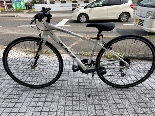 【クロスバイク】スペシャライズド製　3x9段変速　700x28cタイヤ　グリップ、サドル新品❗️若林自転車　唐崎店　SALE中❗️