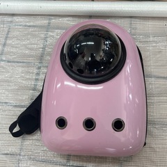 ピンクの猫用キャリーバッグ　リュック