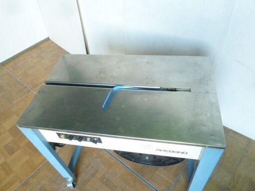 ジャンク品】部品取り 中古 アケボノ 梱包機 SP-575N PPバンド ジャンク品】部品取り 中古 アケボノ 梱包機 SP-575N PPバンド
