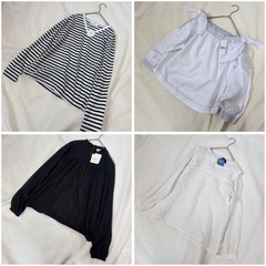 ✨春夏 新品まとめ売り✨ コート ブラウス ビスチェ カットソーの画像