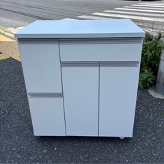 ◆早い方優先!! キャスター付き☆ キッチンボード ゴミ箱収納 ...