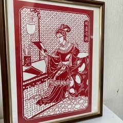 切り絵　中華風