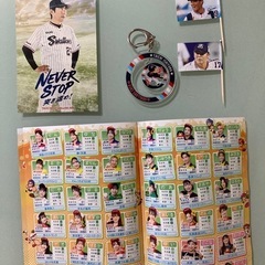 石山泰稚　キーホルダー　ヤクルトスワローズ　ポーチ　村上宗隆　売り子名鑑　2025 の画像