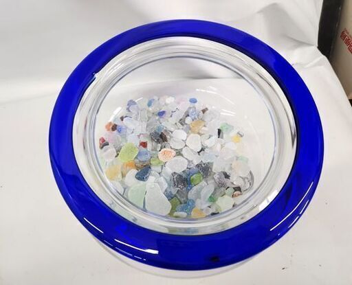 未使用・保管品 宮田高志監修 手作り金魚鉢 スターピース付き ガラス工芸 インテリア 札幌市 平岸店