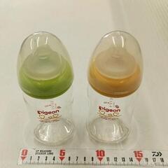 0418-290 Pigeon　ガラス製哺乳瓶　２本セットの画像