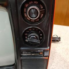 昭和レトロ75年製SANYOテレビの画像